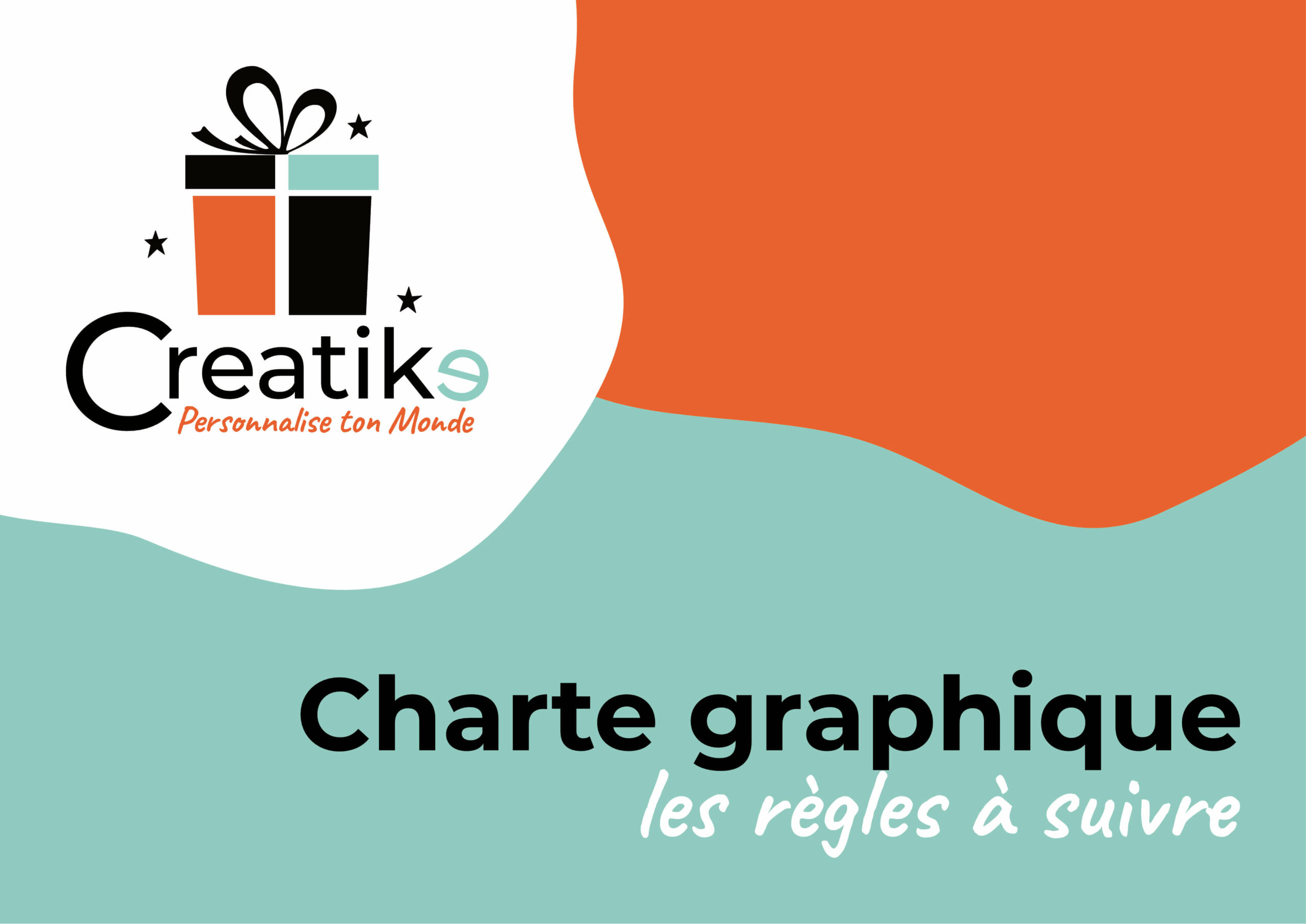 Identité graphique - format document page de couverture - Creatike - créé(e) par Camille Laot